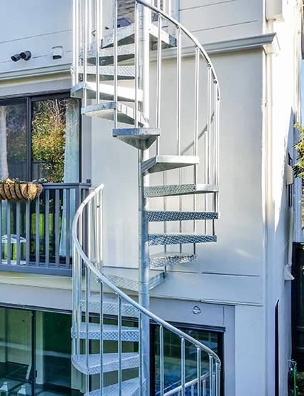 durable multistory deck spiral staircase seattle