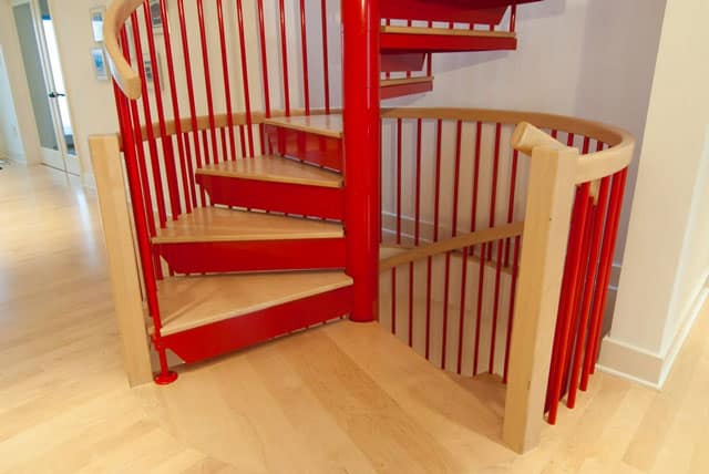 custom color code compliant staircase