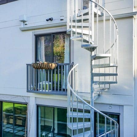 durable multistory deck spiral staircase seattle
