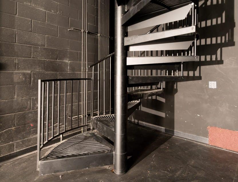 code compliant industrial steel staircase
