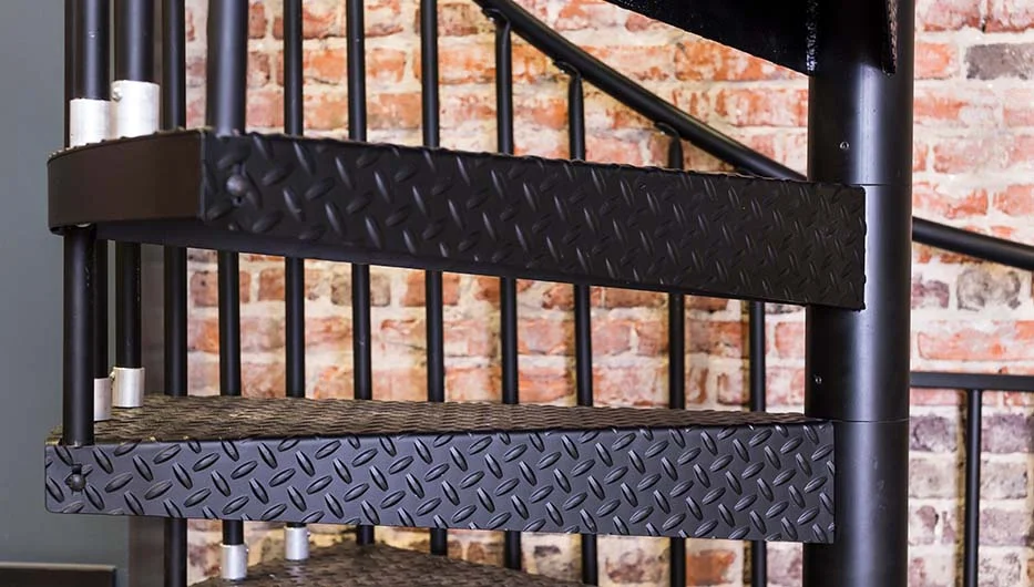 versatile steel spiral staircase