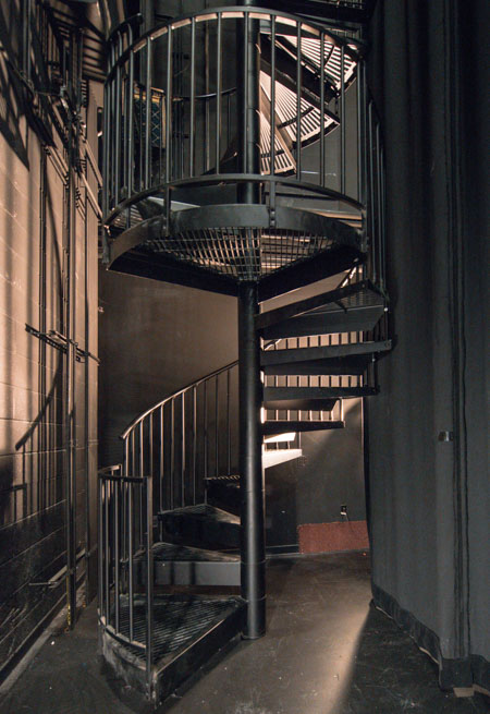 The Pullman (Indoor Steel Multi Story Industrial Spiral Stairs)
