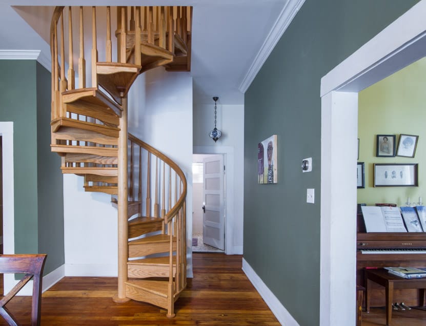 The Craftsman (Indoor Wood Spiral Stairs)