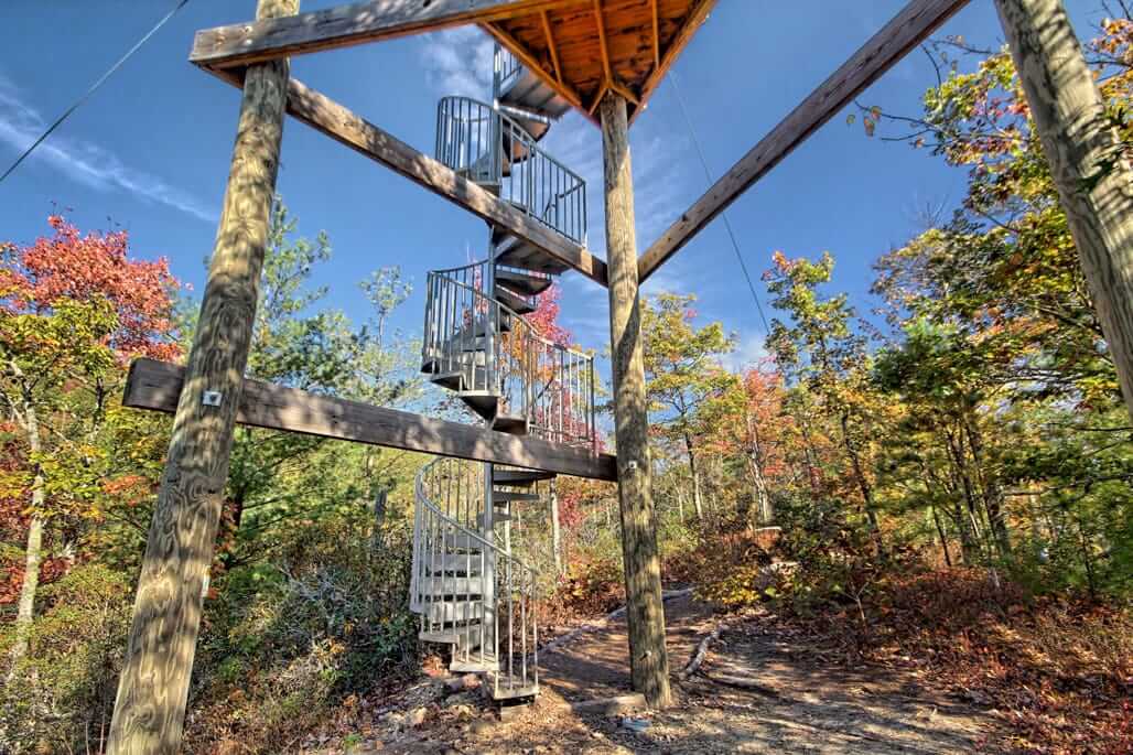 durable galvanized adventure park stair