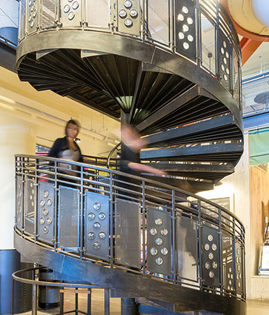 the pinnacle spiral staircase
