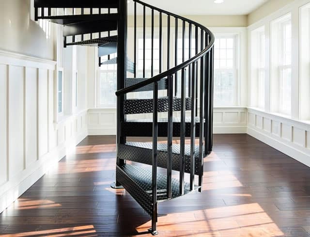 simple classic builders series spiral stair