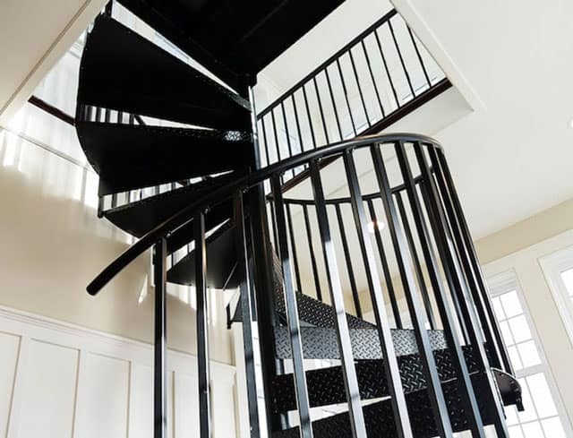 residential builders series spiral staircase