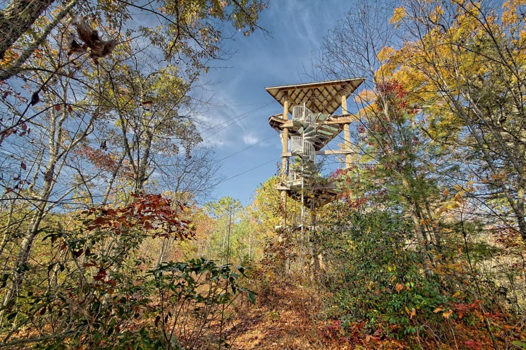 multilevel adventure park spiral staircase