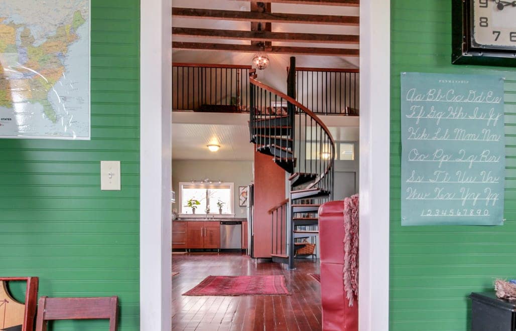 small footprint custom series spiral staircase