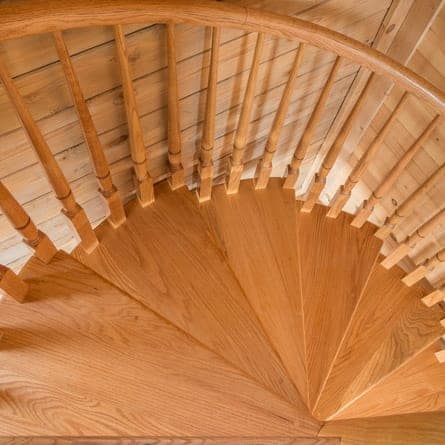 wooden-spiral-staircase