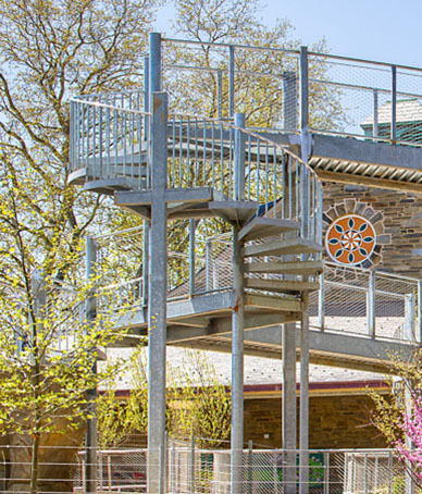 philadelphia zoo spiral staircase