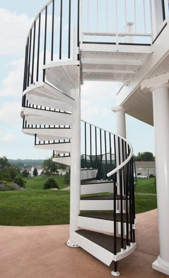 deck spiral stairs durability