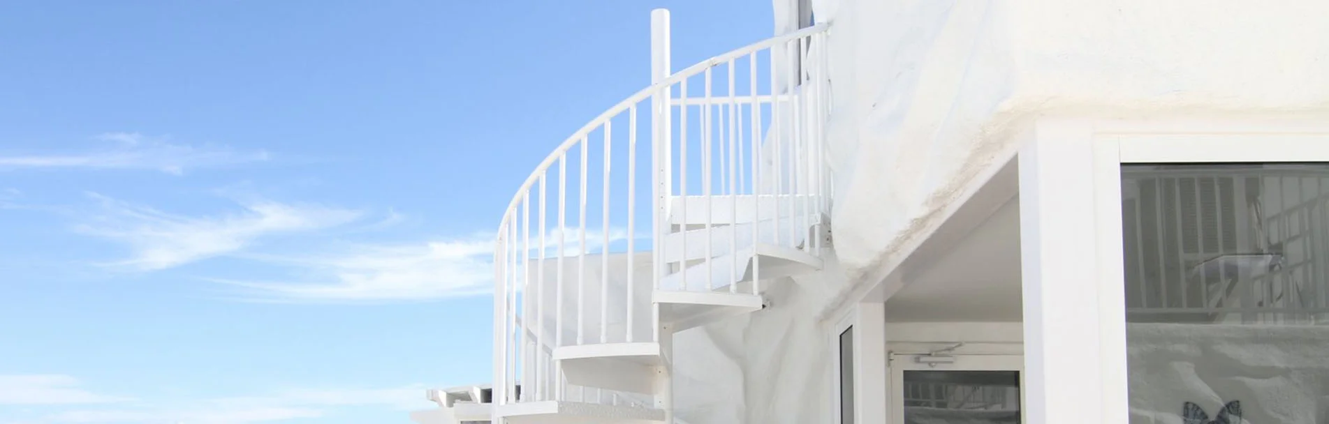 Rooftop Access Spiral Stairs