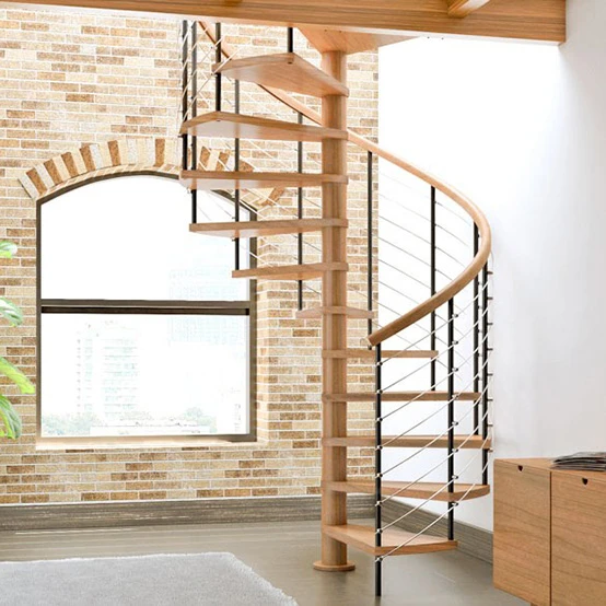 wood spiral staircase kit product card