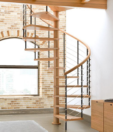 wood spiral staircase kit product card