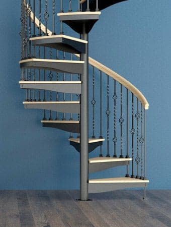 design to your budget forged iron spiral stair