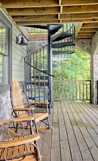exterior spiral staircase kits