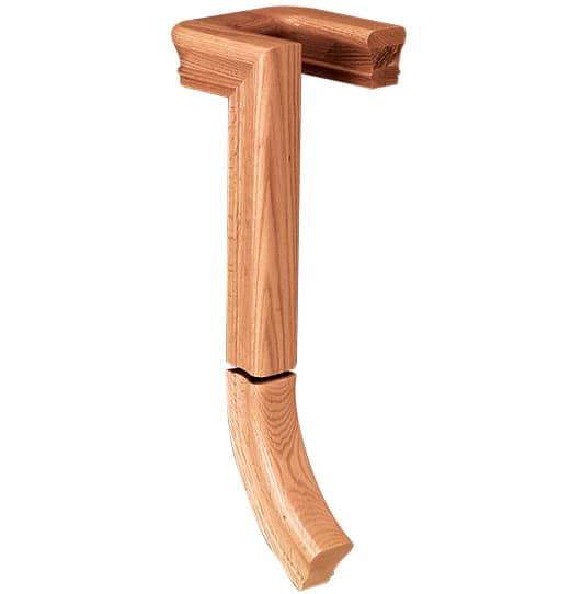 Plowed Right Hand Gooseneck 2 Riser No Cap