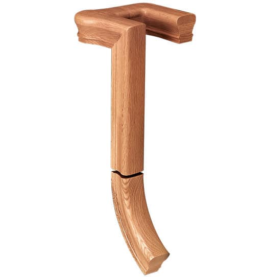 Right Hand Gooseneck 2 Riser No Cap
