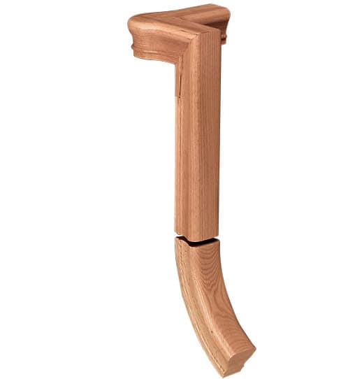 Plowed Right Hand Gooseneck 2 Riser With Cap