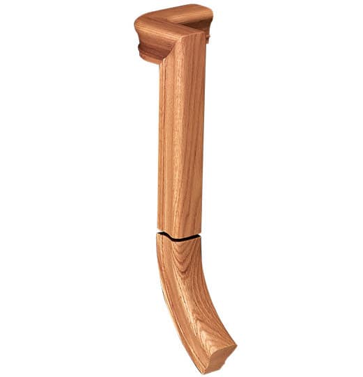 Plowed Right Hand Gooseneck 2 Riser No Cap
