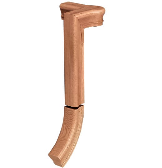 Left Hand Gooseneck 2 Riser With Cap