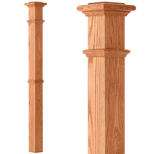 Plain Panel Inter. Box Newel