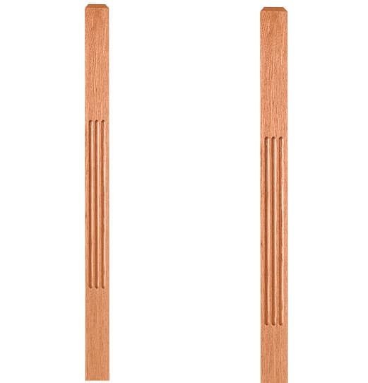 Fluted Craftsman Newel