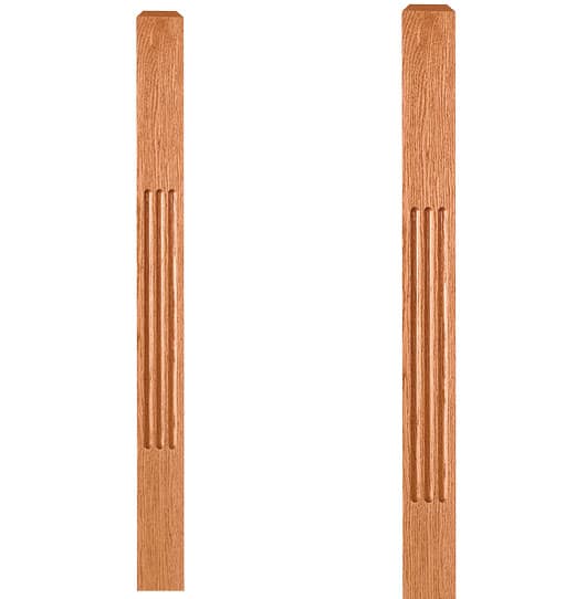 Fluted Craftsman Newel