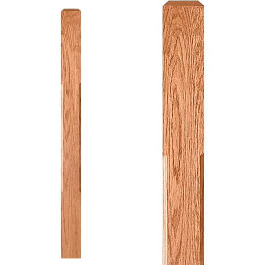 Chamfered Edge Craftsman Newel