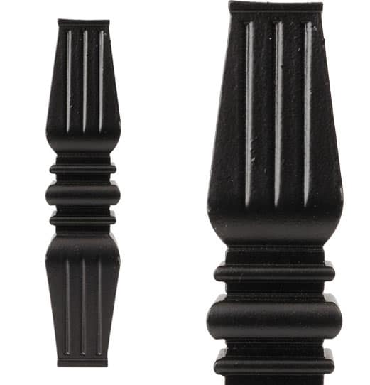 Adjustable Knuckle Fluted Deco - 1/2"