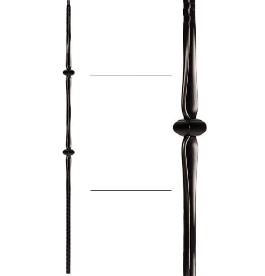 Double Knuckle Baluster - 9/16" X 44"