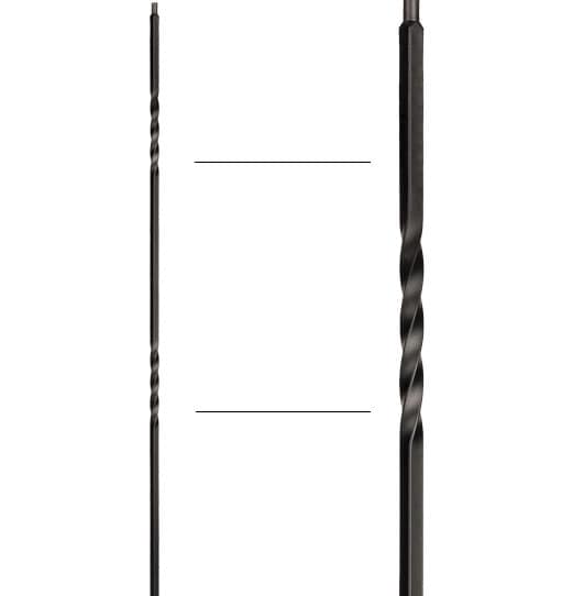 Double Twist Baluster - 1/2" X 44"