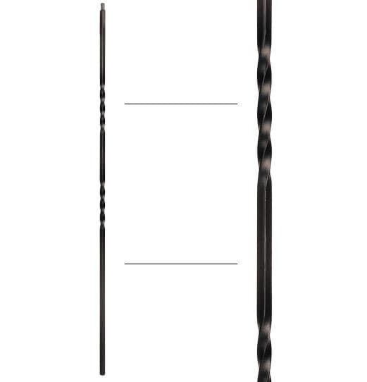 Double Twist Baluster - 1/2" X 44"