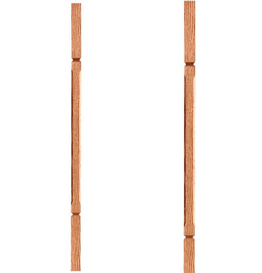1-1/4" Square V-Groove Baluster