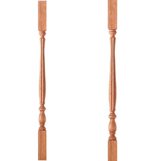 1-3/4" Square Top Beaded Baluster
