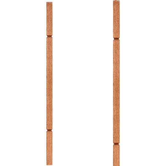 1-1/4" Square V-Groove Baluster