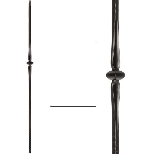 Single Knuckle with Spoons Baluster - 9/16" X 44"