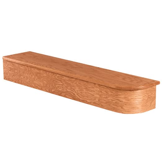 Tread and Riser - Single-End Quarter Circle - 48", 54" or 60"