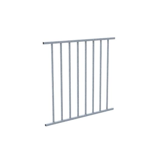 Galvanized Steel Guardrail - 36" or 42" High