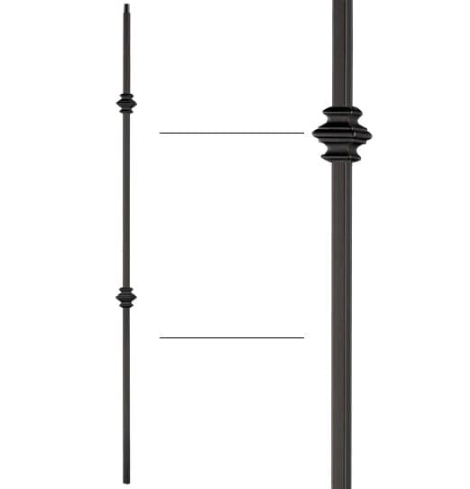 Double Knuckle Baluster - 1/2" X 44"