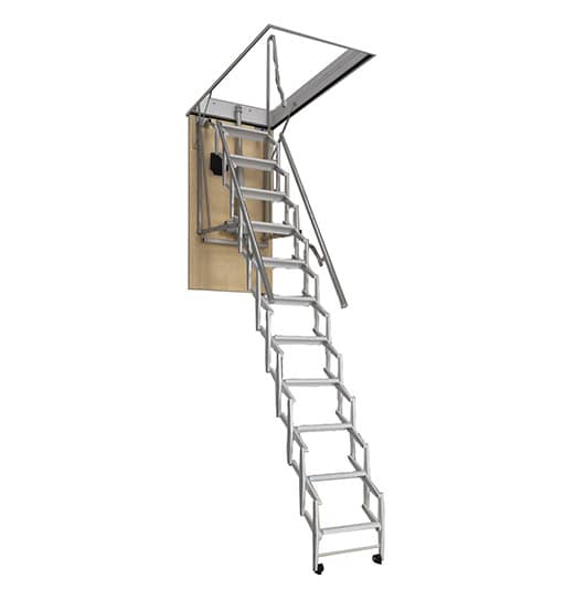 Remote Controlled - Galaxy II Attic Ladder - 8' 4" Tall