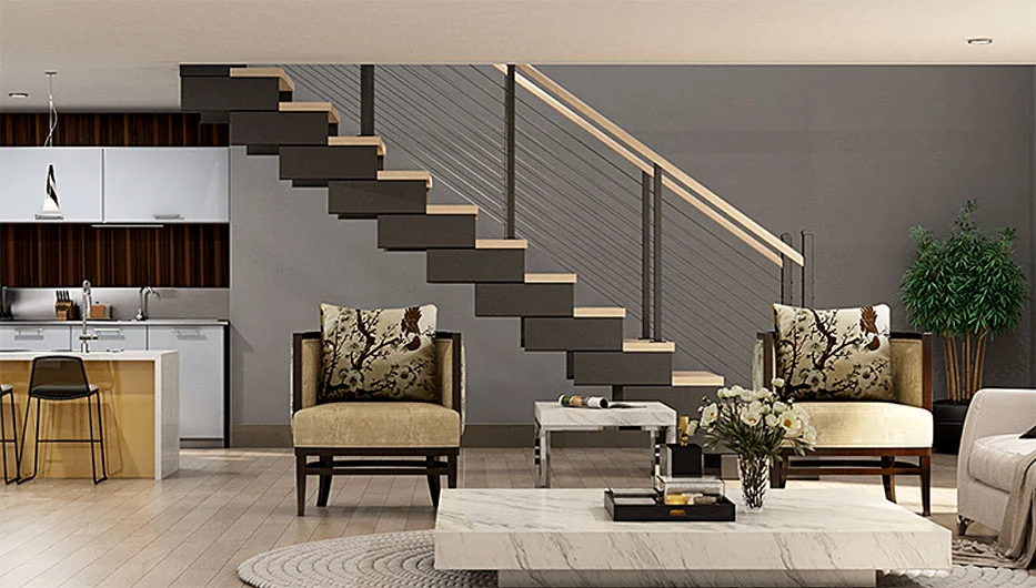 The Archer (Modular Frame Straight Stairs) | Paragon Stairs
