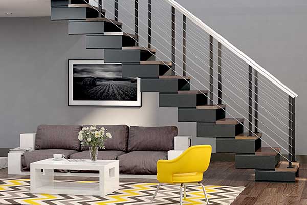 modern apartment modular staircase