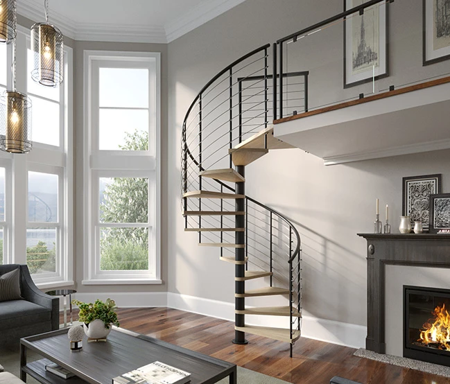 the kinetic spiral stair - quick ship spiral staircase