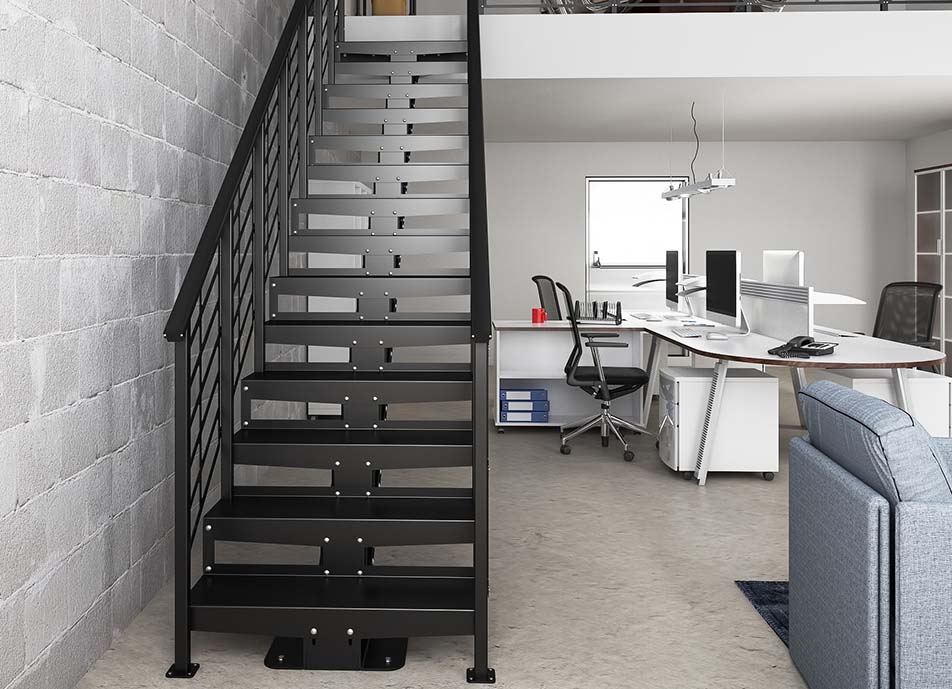 Straight Staircases For Offices | Paragon Stairs