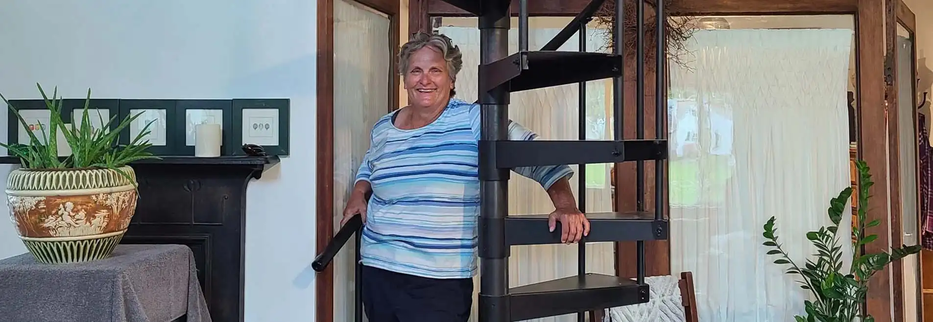 Vicky Featured Project - Steel Econo Spiral Stair