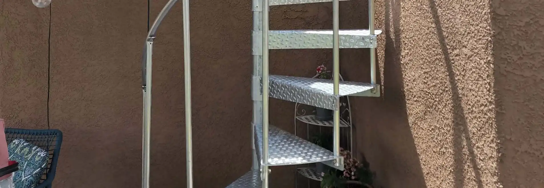 Joe - Featured Project Galvanized Stair