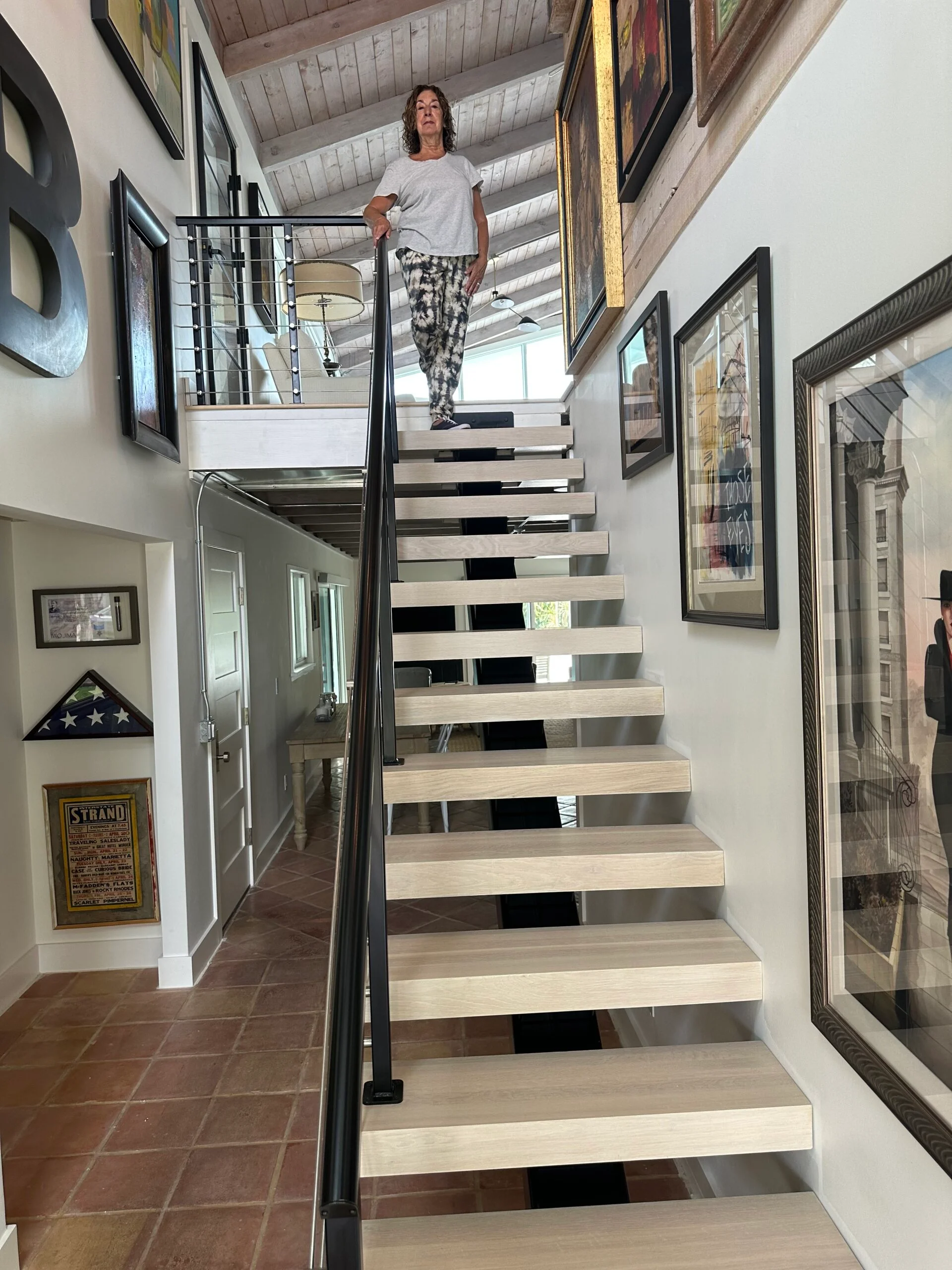 Double Stringer Floating Stairs - Great Lakes Metal Fabrication