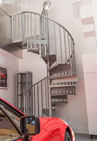 industrial use spiral staircases